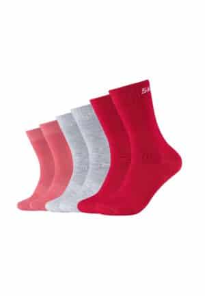 Skechers Socken Mesh Ventilation 6er Pack raspberry wine