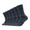 Skechers Socken Mesh Ventilation 6er Pack jeans random