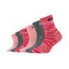 Skechers Kinder Socken Mesh Ventilation 6er Pack flamingo mix