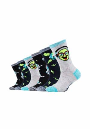 Skechers Kinder-Socken Weltraum-Motiv 6er Pack blue