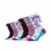 Skechers Kinder-Socken Tier-Motiv 6er Pack white