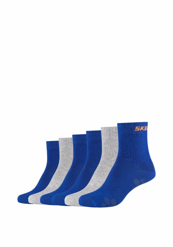 Skechers Kinder Socken Mesh Ventilation 6er Pack reflex blue