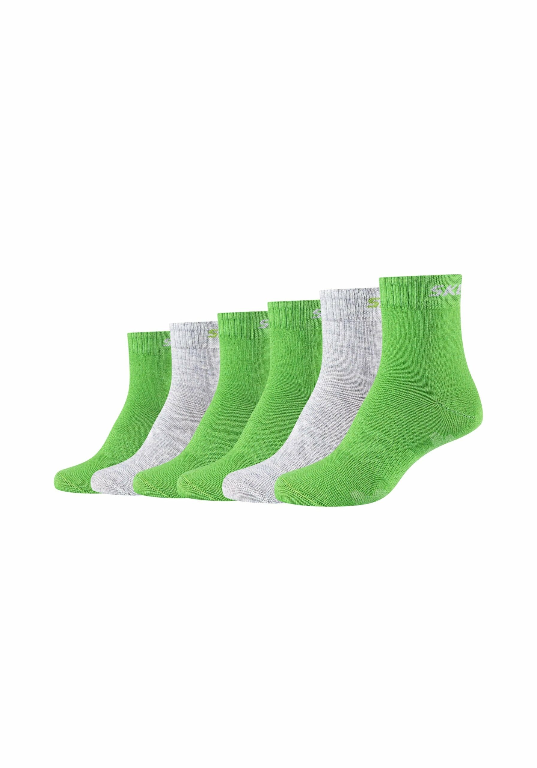 Skechers Kinder Socken Mesh Ventilation 6er Pack cactus