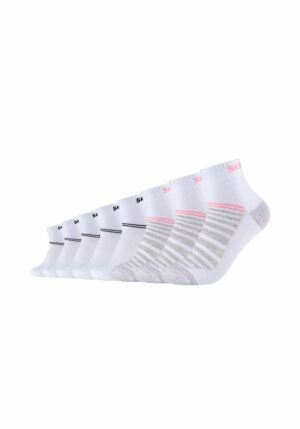 Skechers Kurzsocken Mesh Ventilation 8er Pack white mix