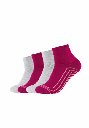 Skechers Kurzsocken Cushioned 4er Pack festival fuchsia