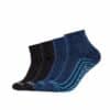 Skechers Kurzsocken Cushioned 4er Pack navy peony