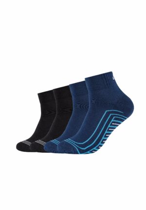 Skechers Kurzsocken Cushioned 4er Pack navy peony