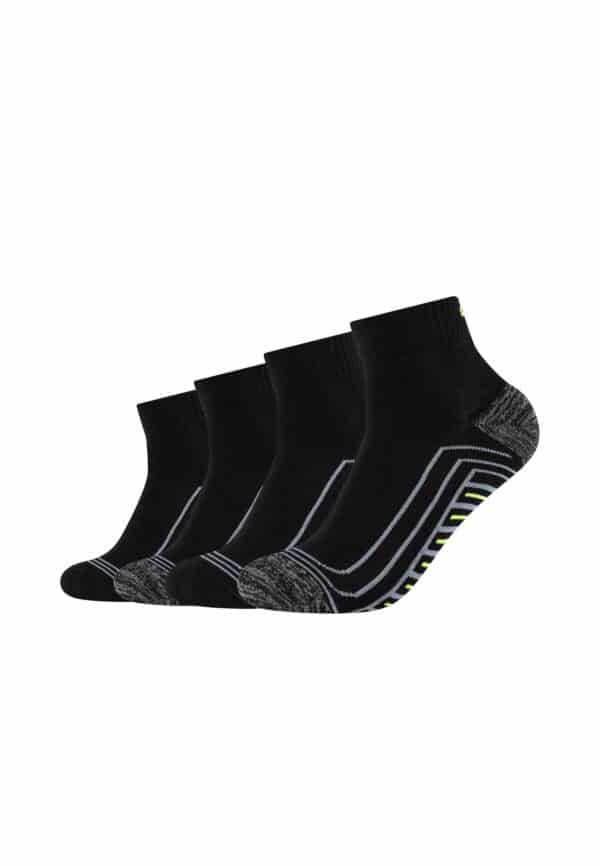 Skechers Kurzsocken Cushioned 4er Pack black mix