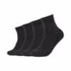 Skechers Kurzsocken Cushioned 4er Pack black