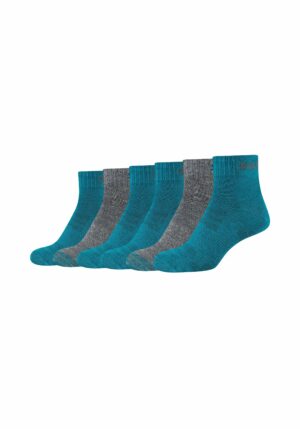 Skechers Kinder Kurzsocken Mesh Ventilation 6er Pack ocean depths