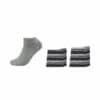 Skechers Multipack Herren Sneaker Socken Casual im 18er Pack light grey melange