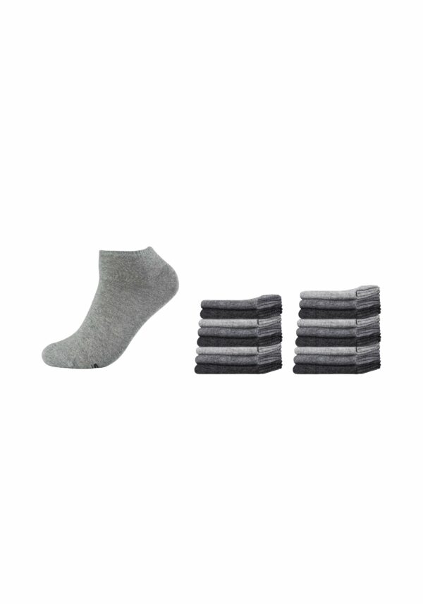 Skechers Multipack Herren Sneaker Socken Casual im 18er Pack light grey melange