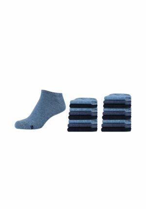 Skechers Damen Multipack Sneakersocken im 18er Pack denim melange