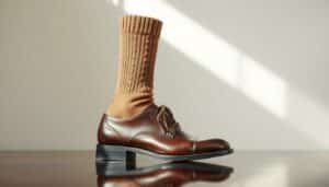 grüner anzug braune schuhe welche socken