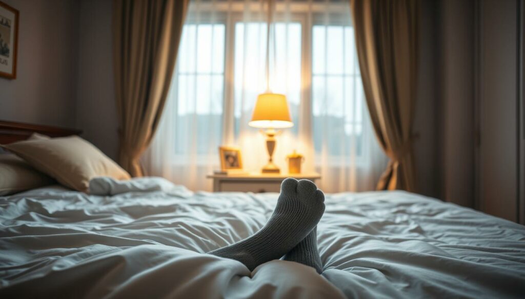 ist es gesund mit socken zu schlafen